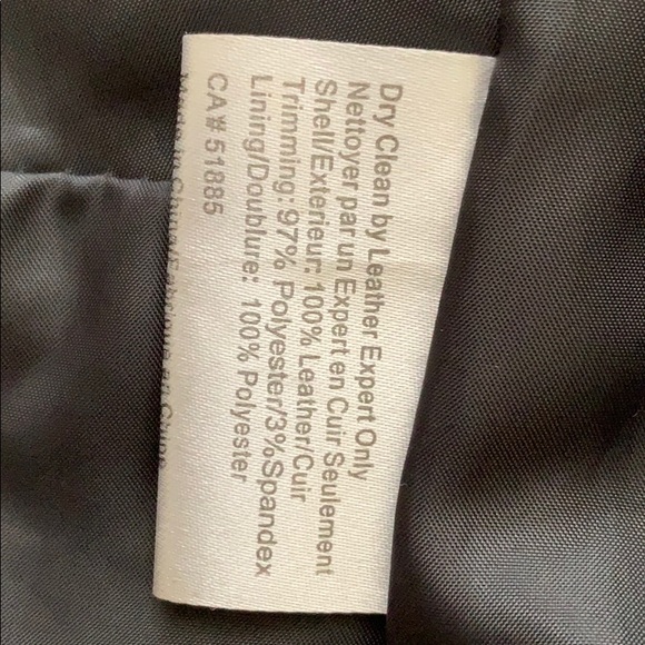 Bod and Christensen Grey Leather Jacket - Picture 8 of 8